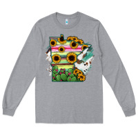 Heather Grey Minnesota State Map Long Sleeve Tee - RanaPortraitStore
