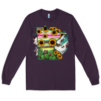 Plum Minnesota State Map Long Sleeve Tee - RanaPortraitStore