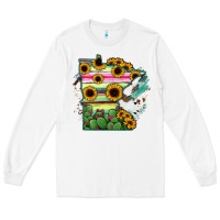 White Minnesota State Map Long Sleeve Tee - RanaPortraitStore