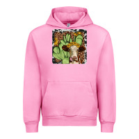 Fuchsia Pink cactus hereford coaster Urban Hoodie - JahusDesignShop