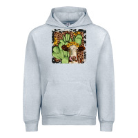 Heather Grey cactus hereford coaster Urban Hoodie - JahusDesignShop