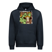 Navy cactus hereford coaster Urban Hoodie - JahusDesignShop