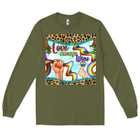 Army Green Pride lgbtq love always wins peace gender symbol Long Sleeve Tee - BundleAndBundleShop