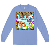 Colony Blue Pride lgbtq love always wins peace gender symbol Long Sleeve Tee - BundleAndBundleShop