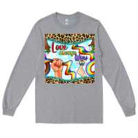 Heather Grey Pride lgbtq love always wins peace gender symbol Long Sleeve Tee - BundleAndBundleShop