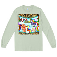 Matcha Pride lgbtq love always wins peace gender symbol Long Sleeve Tee - BundleAndBundleShop