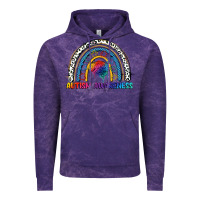 Cloud Purple Autism Awareness rainbow Vintage Hoodie - FaDigitalArtStudio