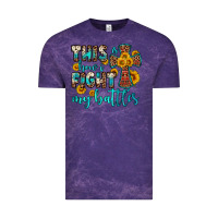 Cloud Purple this is how i fight my battles Vintage Tee - OliviaCreatesArt