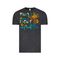 Vintage Black this is how i fight my battles Vintage Tee - OliviaCreatesArt