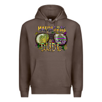 Coffee mardi gras dude Premium Hoodie - SublimationCraftShop
