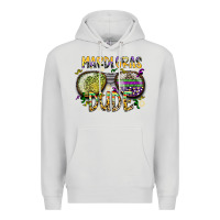 Dove Grey mardi gras dude Premium Hoodie - SublimationCraftShop
