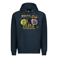 Navy mardi gras dude Premium Hoodie - SublimationCraftShop