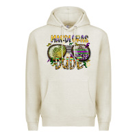 Oatmeal Heather mardi gras dude Premium Hoodie - SublimationCraftShop