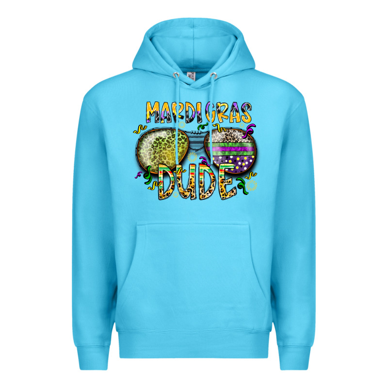 Mardi Gras Dude Premium Hoodie by SublimationCraftShop | Teevron