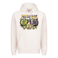 Pale Pink mardi gras dude Premium Hoodie - SublimationCraftShop