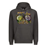 Smoke mardi gras dude Premium Hoodie - SublimationCraftShop