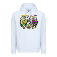 White mardi gras dude Premium Hoodie - SublimationCraftShop