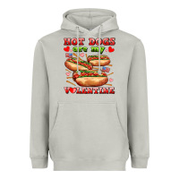 Moon Dust hot dogs are my valentine Heavyweight Hoodie - AdoDesignShop