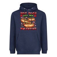 Navy hot dogs are my valentine Heavyweight Hoodie - AdoDesignShop