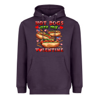 Plum hot dogs are my valentine Heavyweight Hoodie - AdoDesignShop