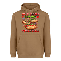 Toasted Coconut hot dogs are my valentine Heavyweight Hoodie - AdoDesignShop