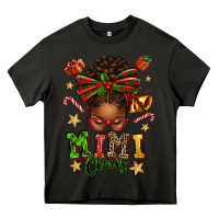 Asphalt mimi claus afro messy bun Heavy Core Tee - texasbilliewilder
