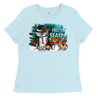 Its Freezin Season Ladies Tee | Teevron