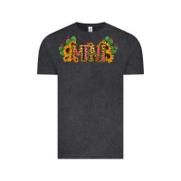 Vintage Black Cactus Leopard Sunflower Mama and Mini Set Vintage Tee - Jasminsmagicworld