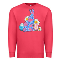 Cardinal easter bunny wıth easter eggs Premium Sweatshirt - AdoDesignShop