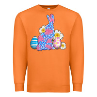 Carrot easter bunny wıth easter eggs Premium Sweatshirt - AdoDesignShop