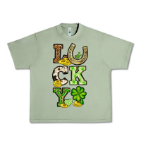Oil Green St. Patrick's Western lucky Urban Heavy Tee - OliviaCreatesArt