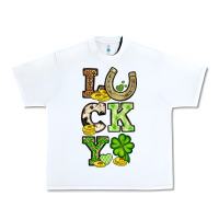 White St. Patrick's Western lucky Urban Heavy Tee - OliviaCreatesArt