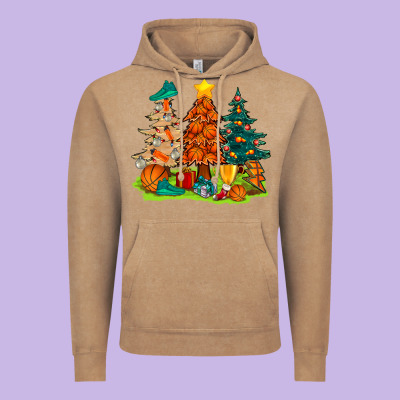 Christmas Basketball Trees Bbs Vintage Hoodie Designed By Bundleandbundleshop