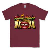 Burgundy black mom Classic Tee - CowGirlArtShop