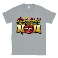 Heather Grey black mom Classic Tee - CowGirlArtShop