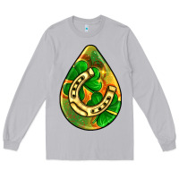 Moon Dust st.patrick's teardrop earrings Long Sleeve Tee - FaDigitalArtStudio