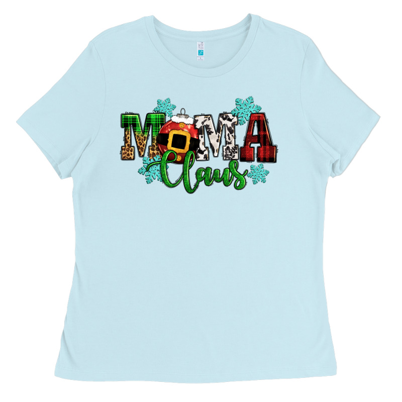 Mama Claus Christmas Ladies Tee by CowGirlArtShop | Teevron