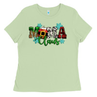 Matcha mama claus christmas Ladies Tee - CowGirlArtShop