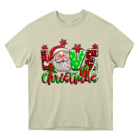 Mossy love christmas santa Heavy Core Tee - texasbilliewilder