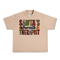 Burro santa's favorite therapist Urban Heavy Tee - Jasminsmagicworld