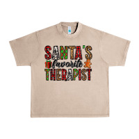 French Oak santa's favorite therapist Urban Heavy Tee - Jasminsmagicworld
