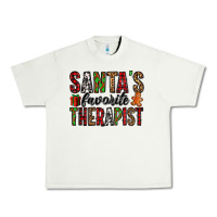 Pistachio santa's favorite therapist Urban Heavy Tee - Jasminsmagicworld