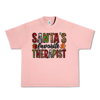 Salmon santa's favorite therapist Urban Heavy Tee - Jasminsmagicworld