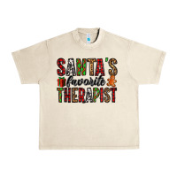 Sandshell santa's favorite therapist Urban Heavy Tee - Jasminsmagicworld