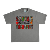 Tornado santa's favorite therapist Urban Heavy Tee - Jasminsmagicworld