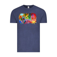 Vintage Denim Au-some mom Autism Vintage Tee - FaDigitalArtStudio