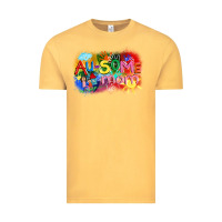Vintage Mustard Au-some mom Autism Vintage Tee - FaDigitalArtStudio