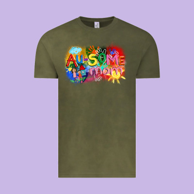 Au-some Mom Autism Vintage Tee Designed By Fadigitalartstudio