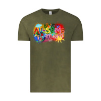 Vintage Olive Au-some mom Autism Vintage Tee - FaDigitalArtStudio