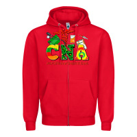 Red cna juneteenth certified nursing assistant Zipper Hoodie - AdoDesignShop